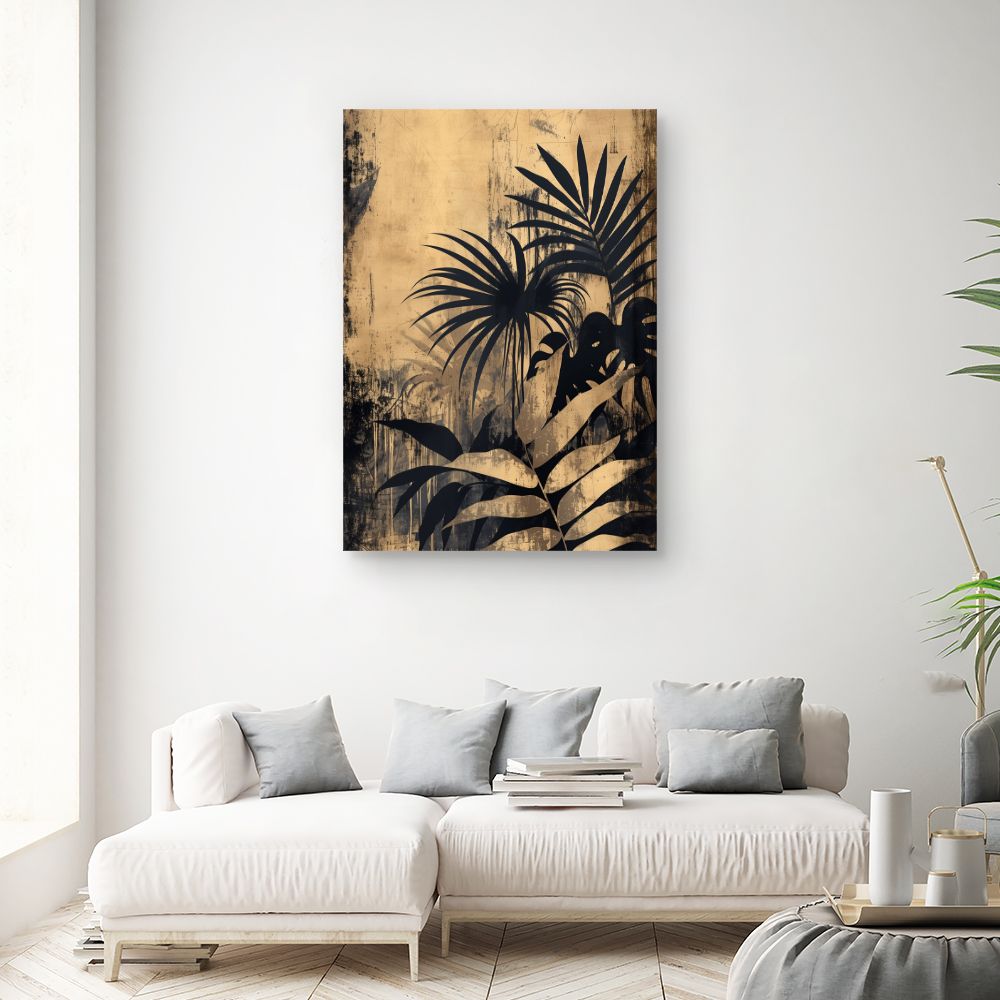 Toile "Palmiers élégants"