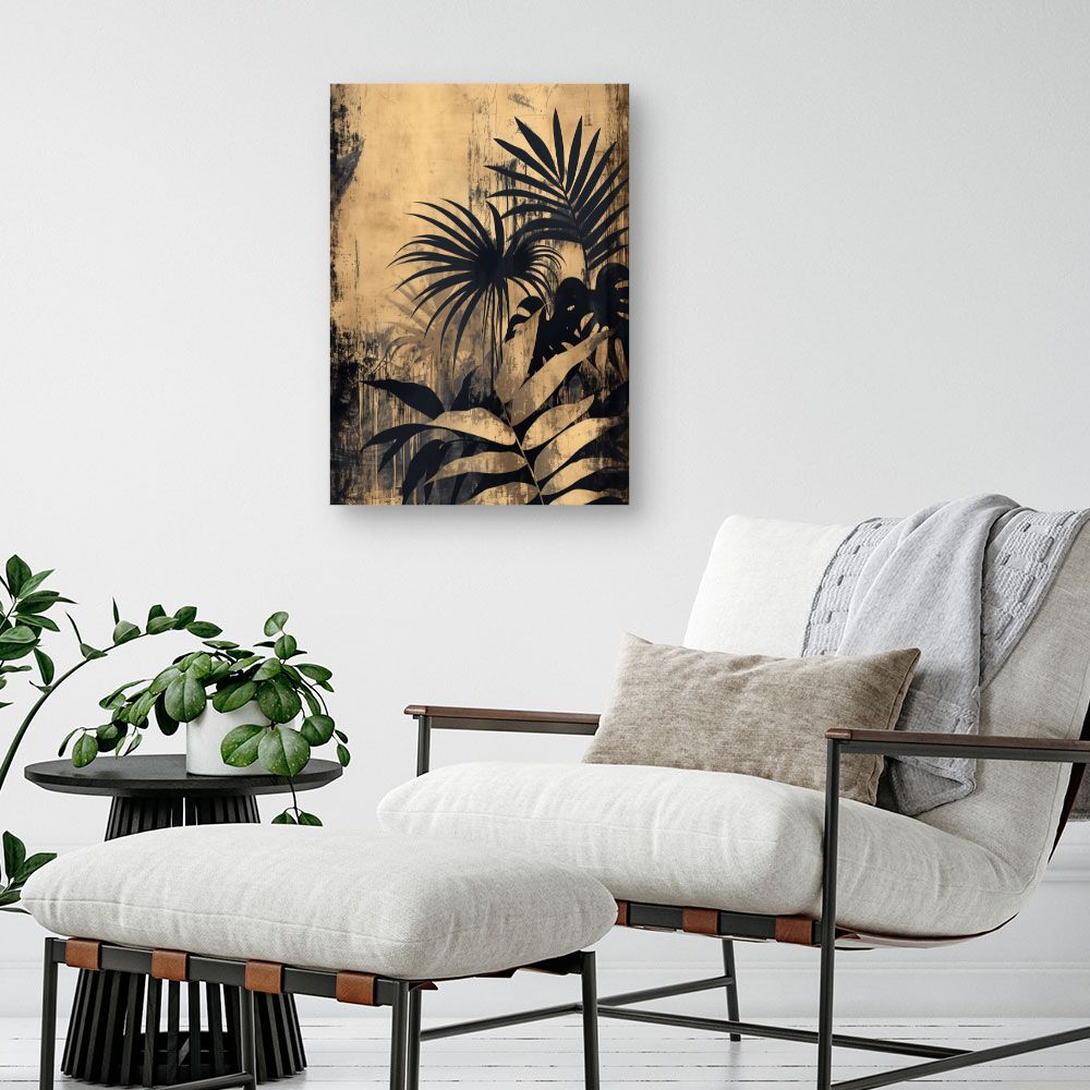 Toile "Palmiers élégants"