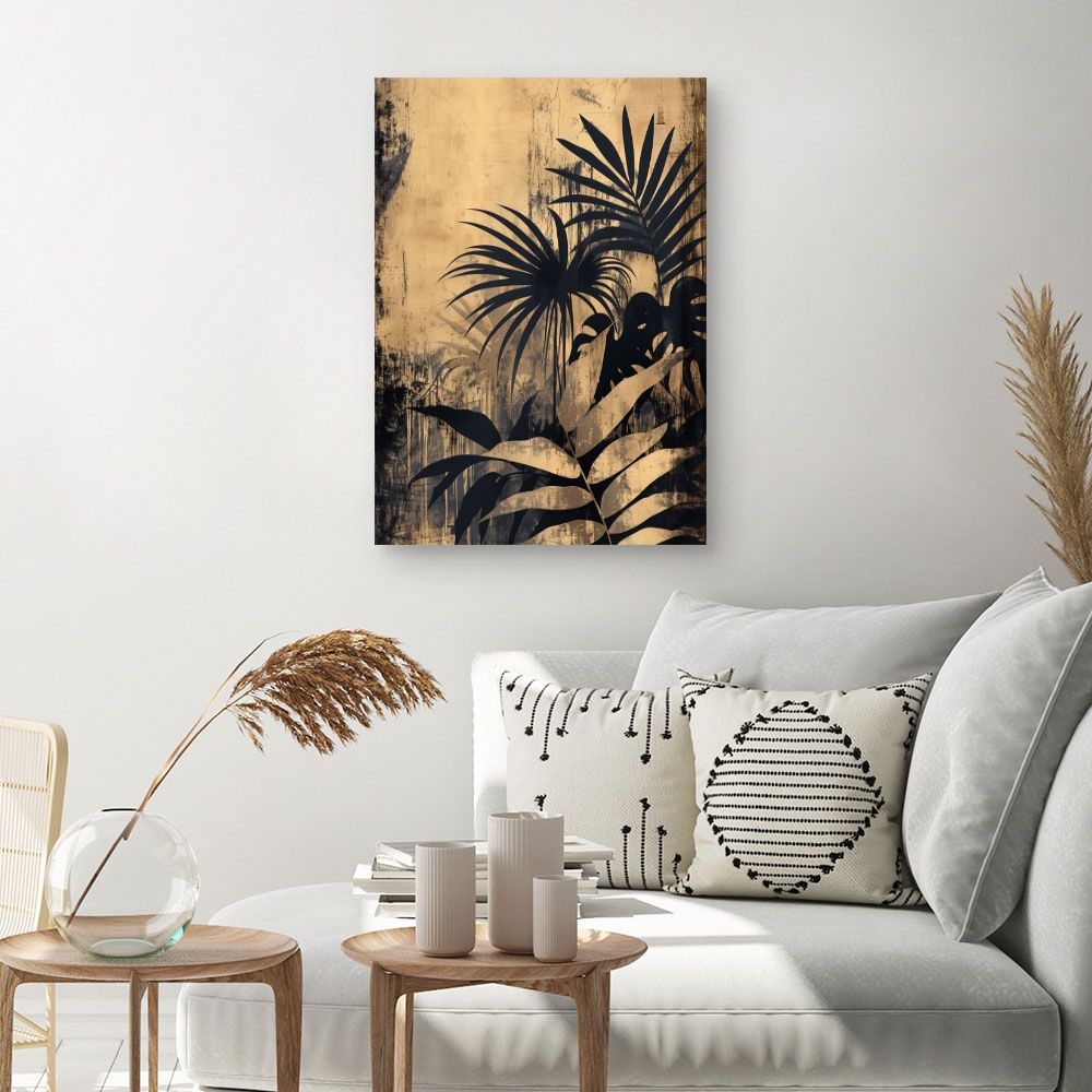 Toile "Palmiers élégants"