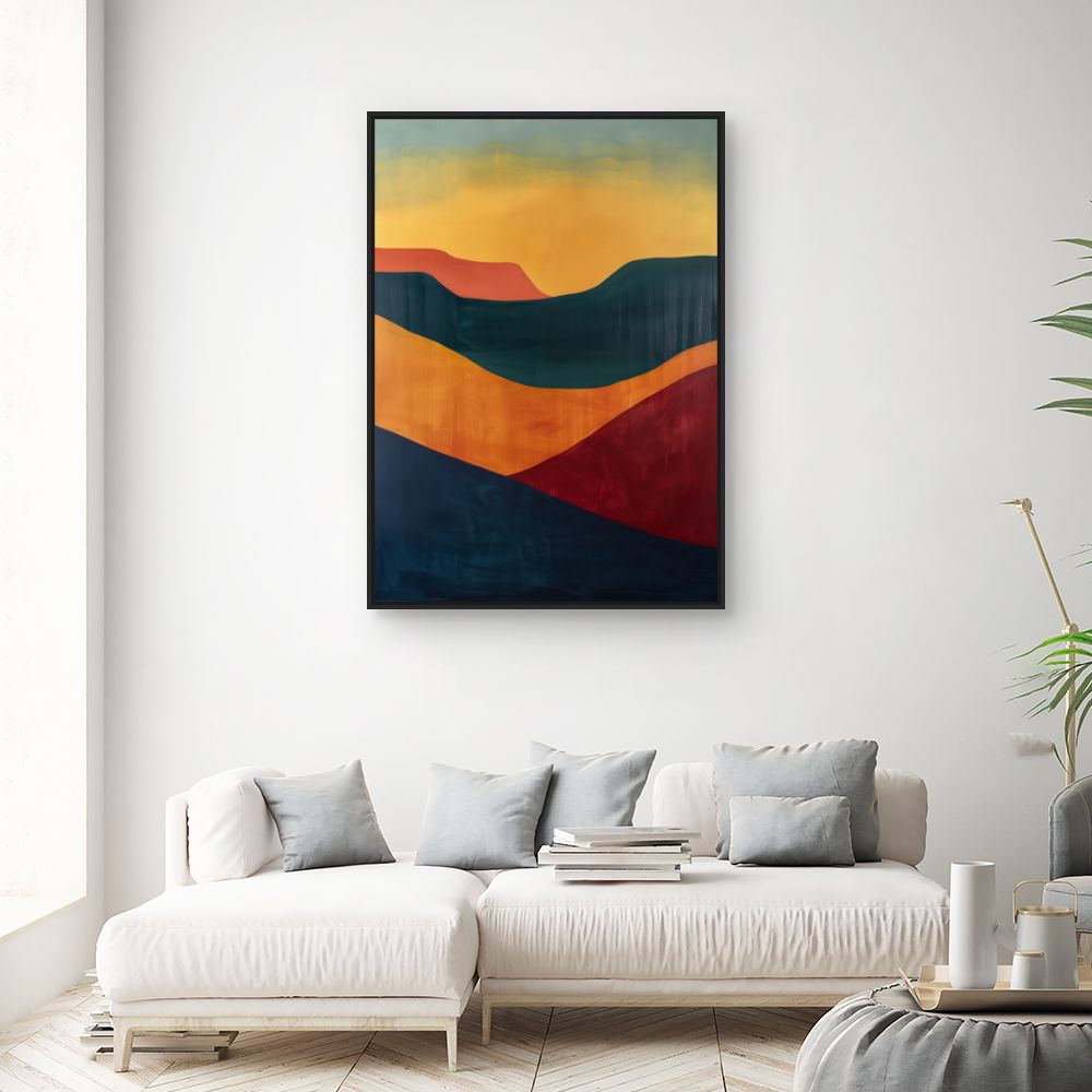 Toile "Paysage abstrait"