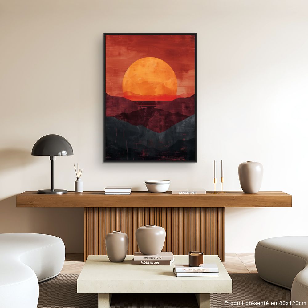 Toile "Coucher de soleil"