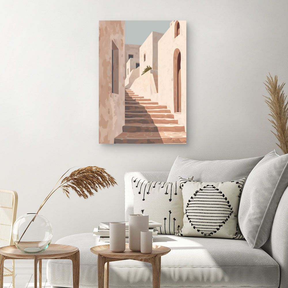 Toile "Ruelles ensoleillées"
