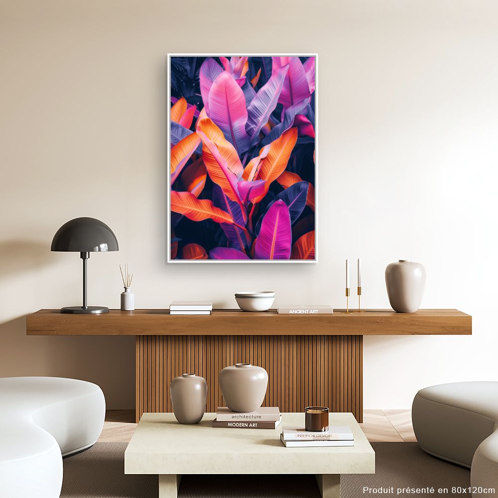 Toile "Feuillage éclatant"