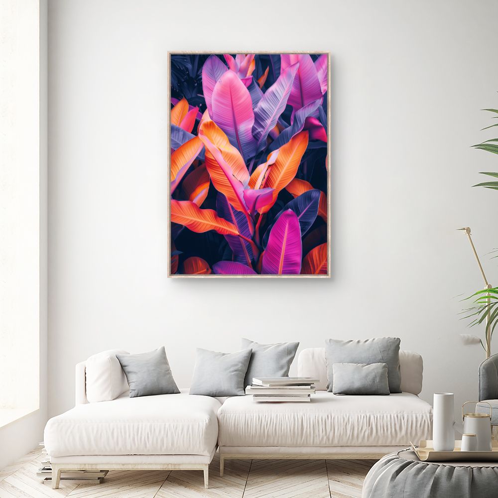 Toile "Feuillage éclatant"