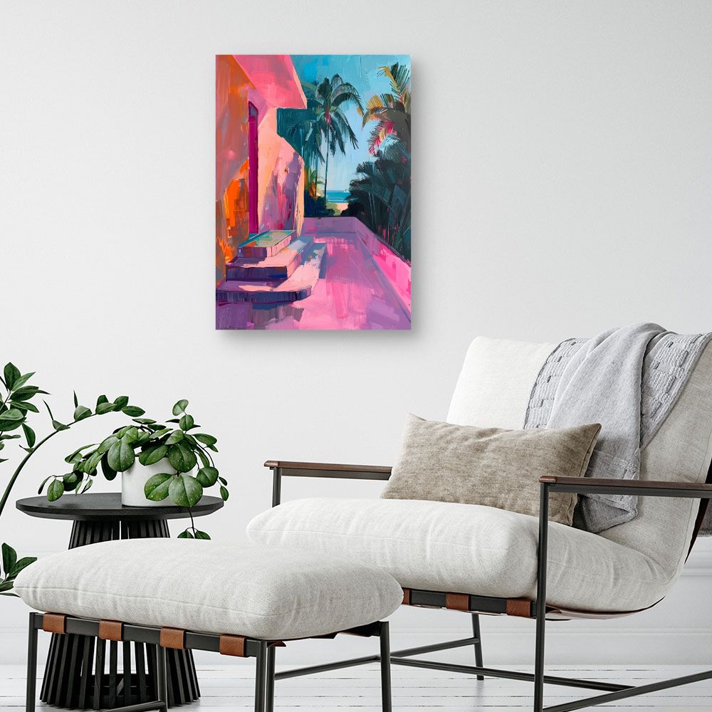Toile "Évasion tropicale"
