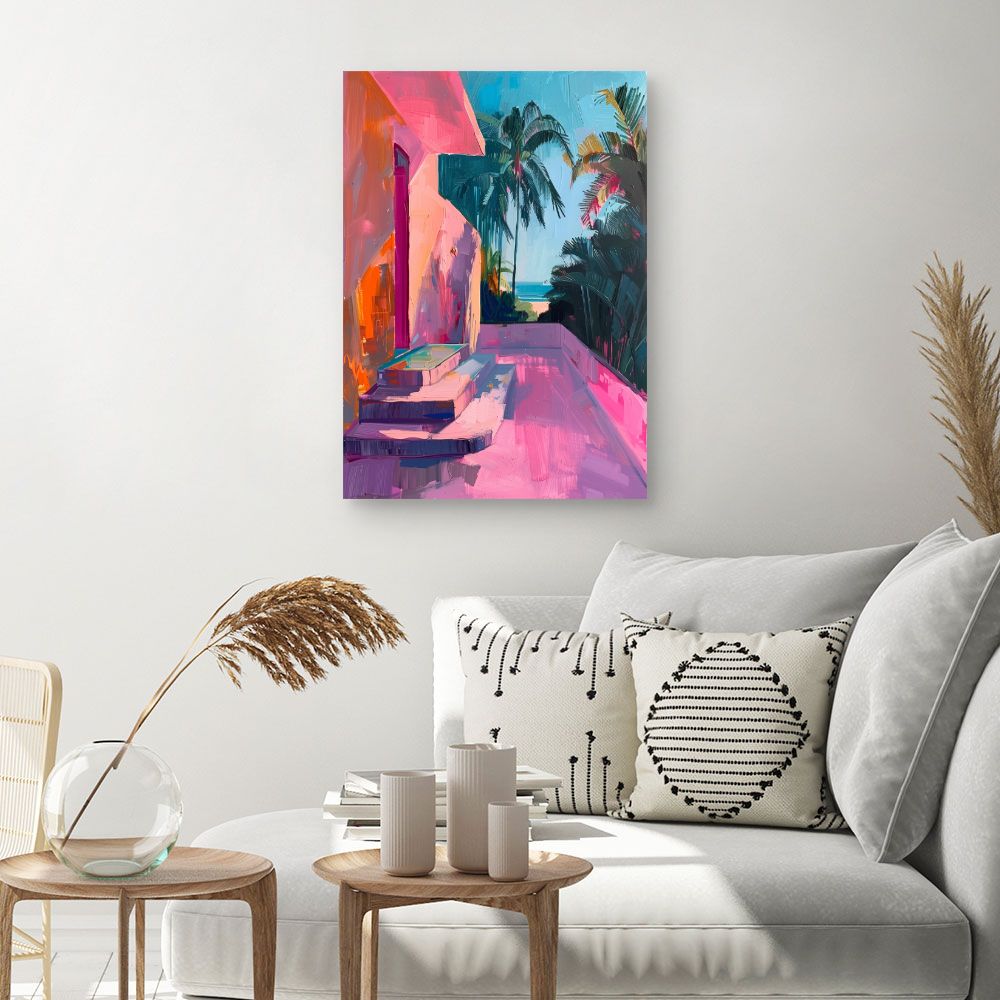 Toile "Évasion tropicale"