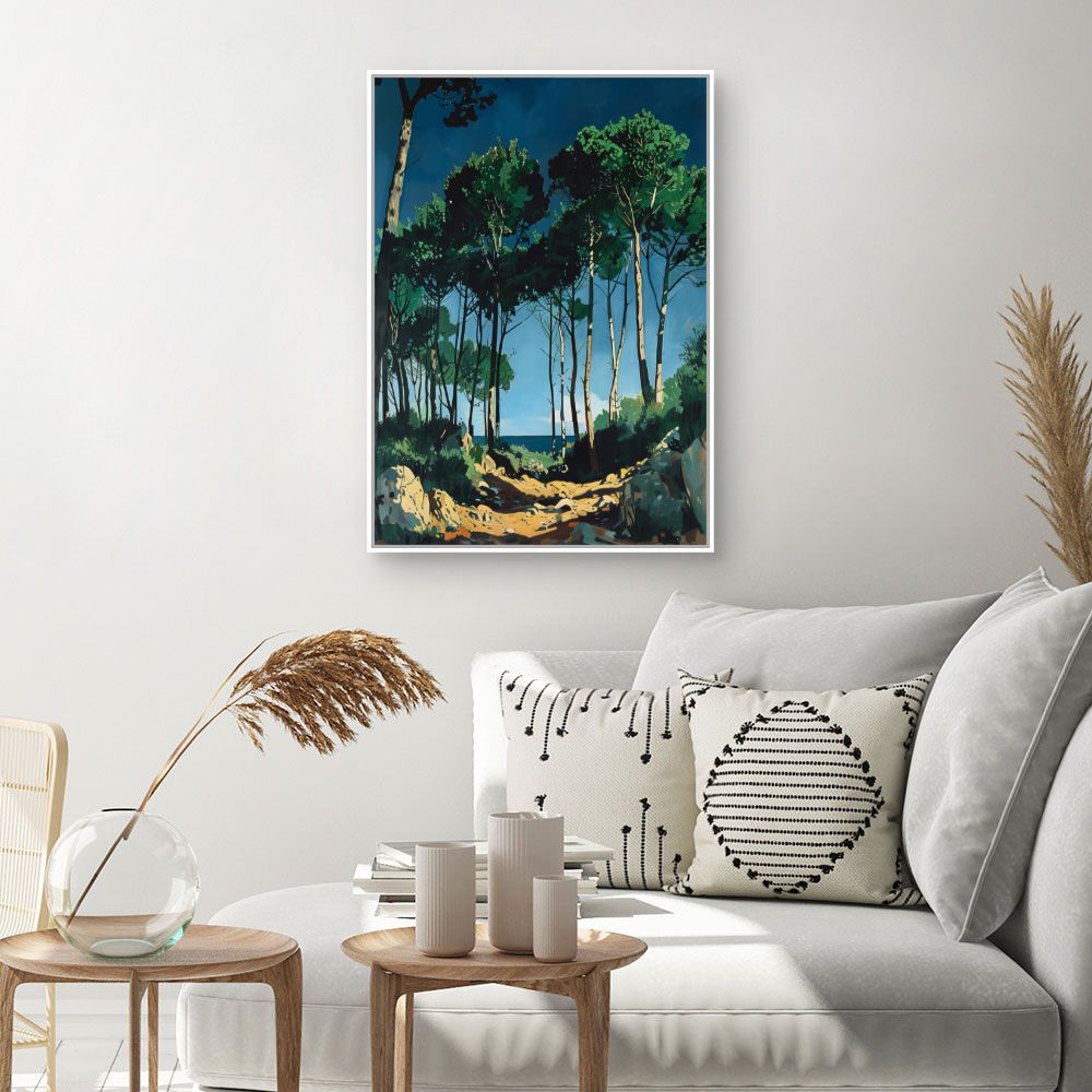 Toile "Forêt ensoleillée"