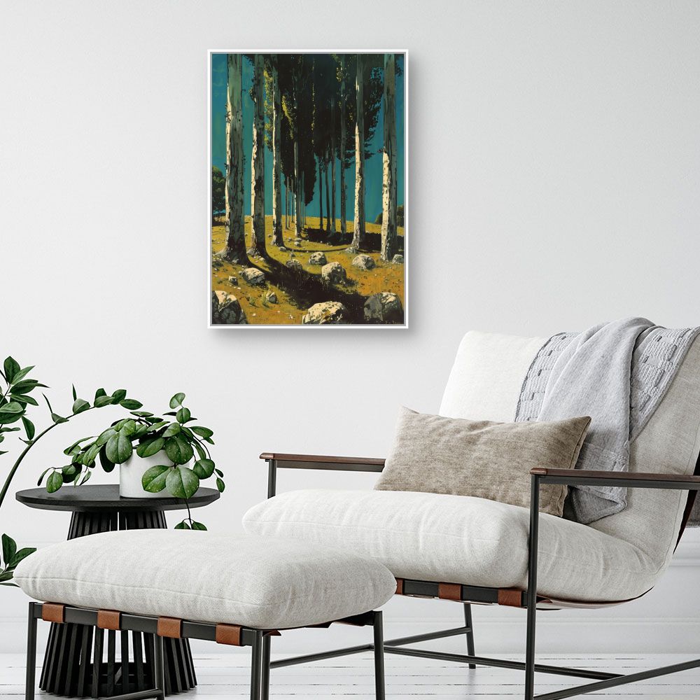 Toile "Forêt ensoleillée"