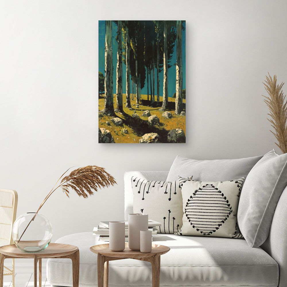 Toile "Forêt ensoleillée"