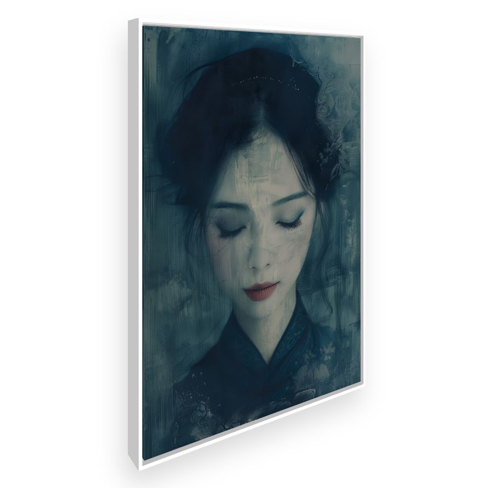 Toile Portrait mystique – toile cadre blanc (slide 2)