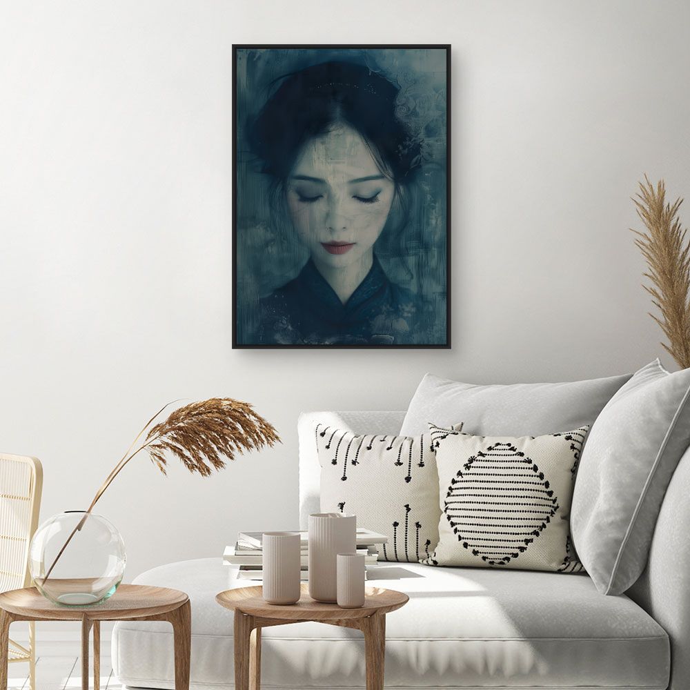 Toile "Portrait mystique"