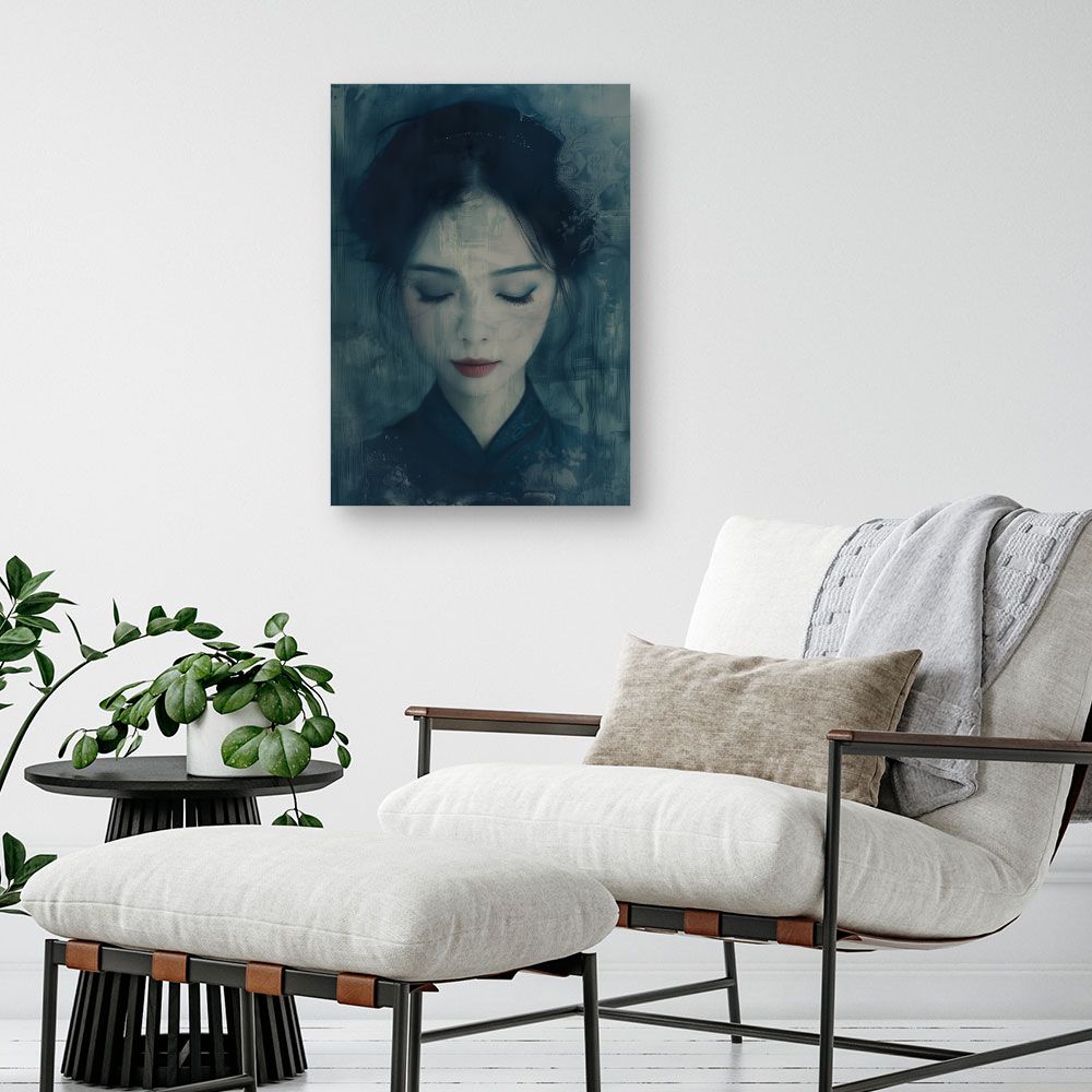 Toile "Portrait mystique"