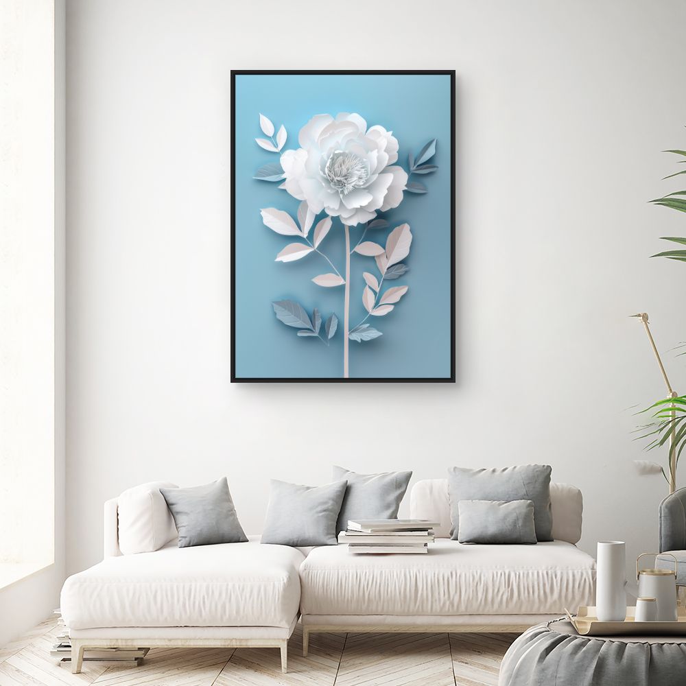 Toile "Fleur poétique"