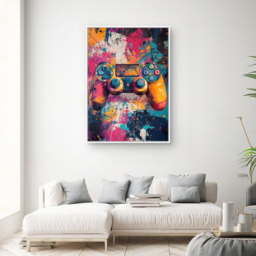 Toile "Manette éclatante"