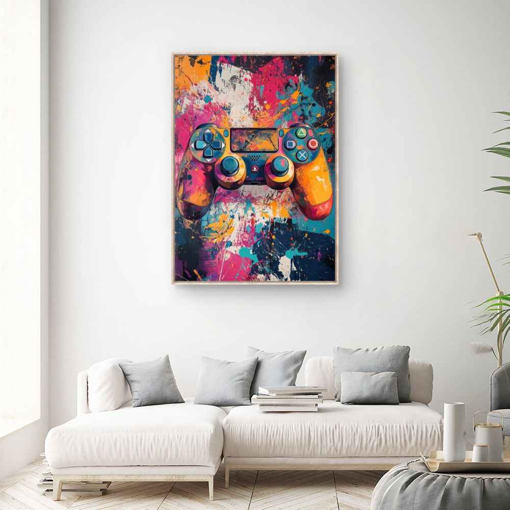 Toile "Manette éclatante"