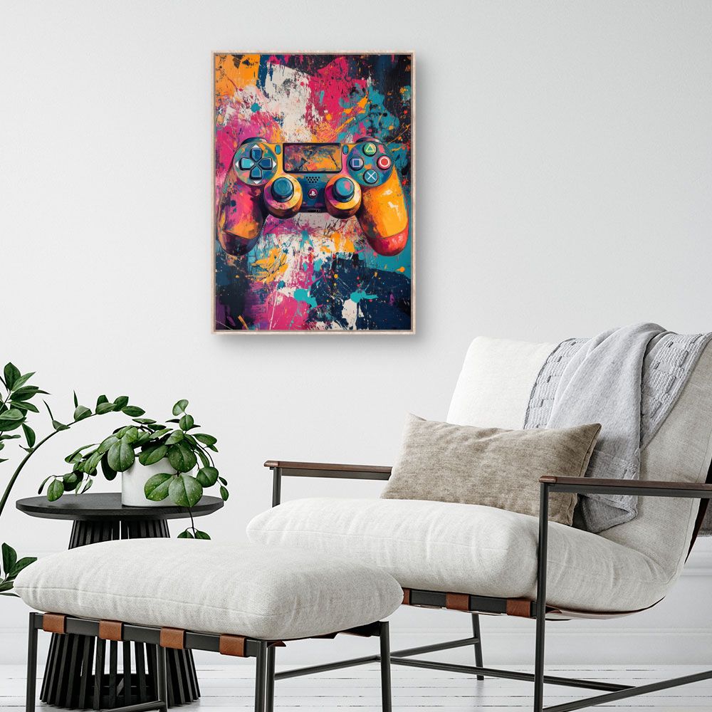 Toile "Manette éclatante"