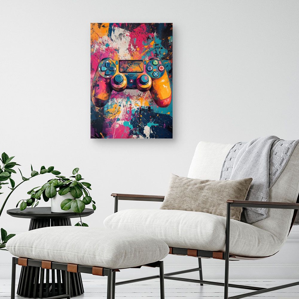 Toile "Manette éclatante"