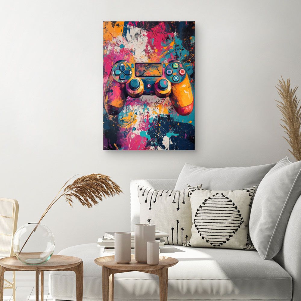 Toile "Manette éclatante"