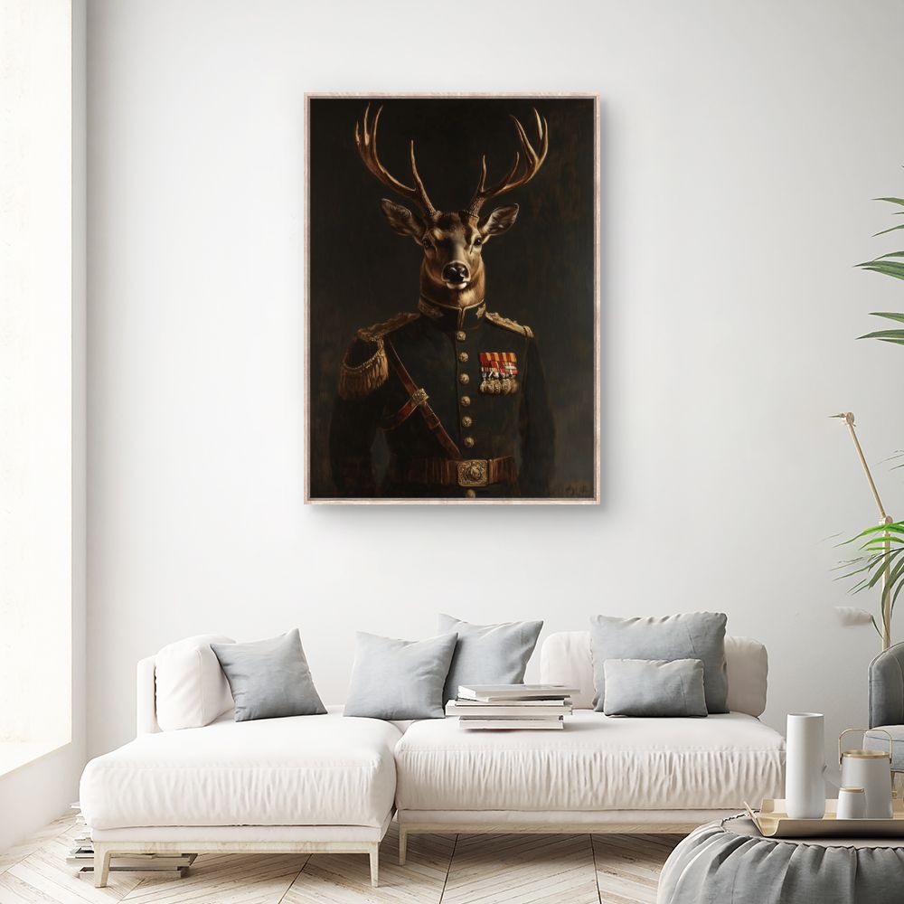 Toile "Cerf majestueux élégant"