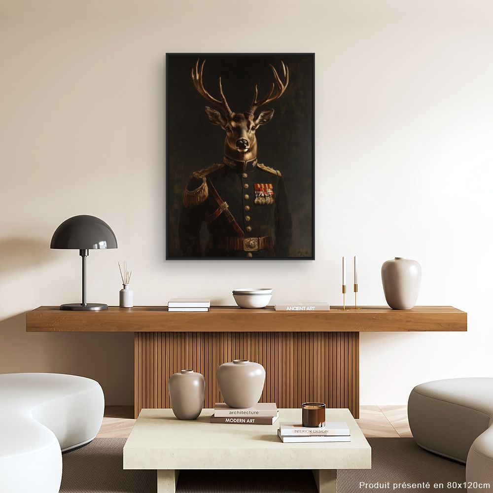 Toile "Cerf majestueux élégant"