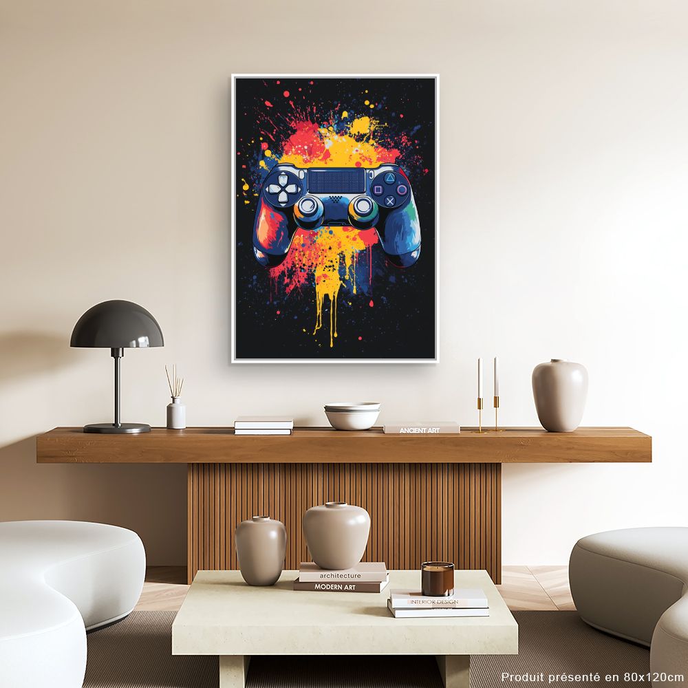 Toile "Explosion de couleurs"