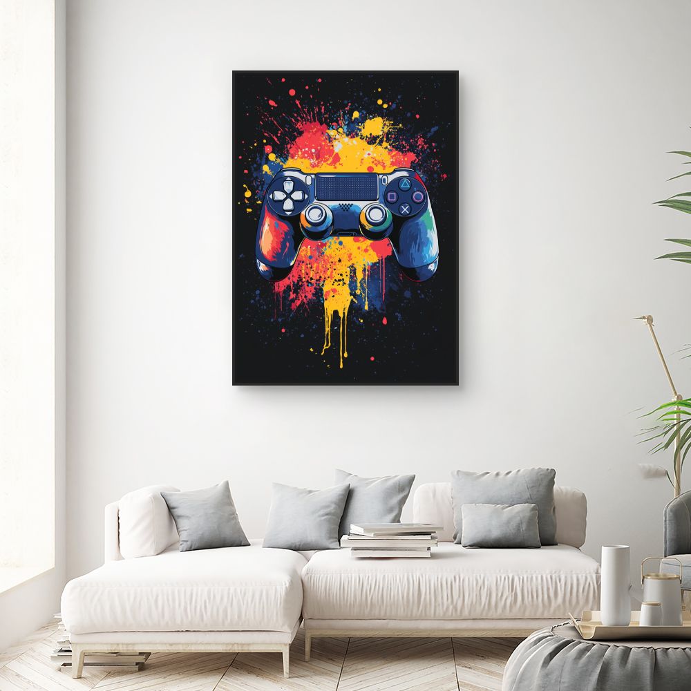 Toile "Explosion de couleurs"