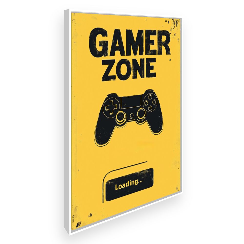 Toile Zone de jeu – toile cadre blanc (slide 2)