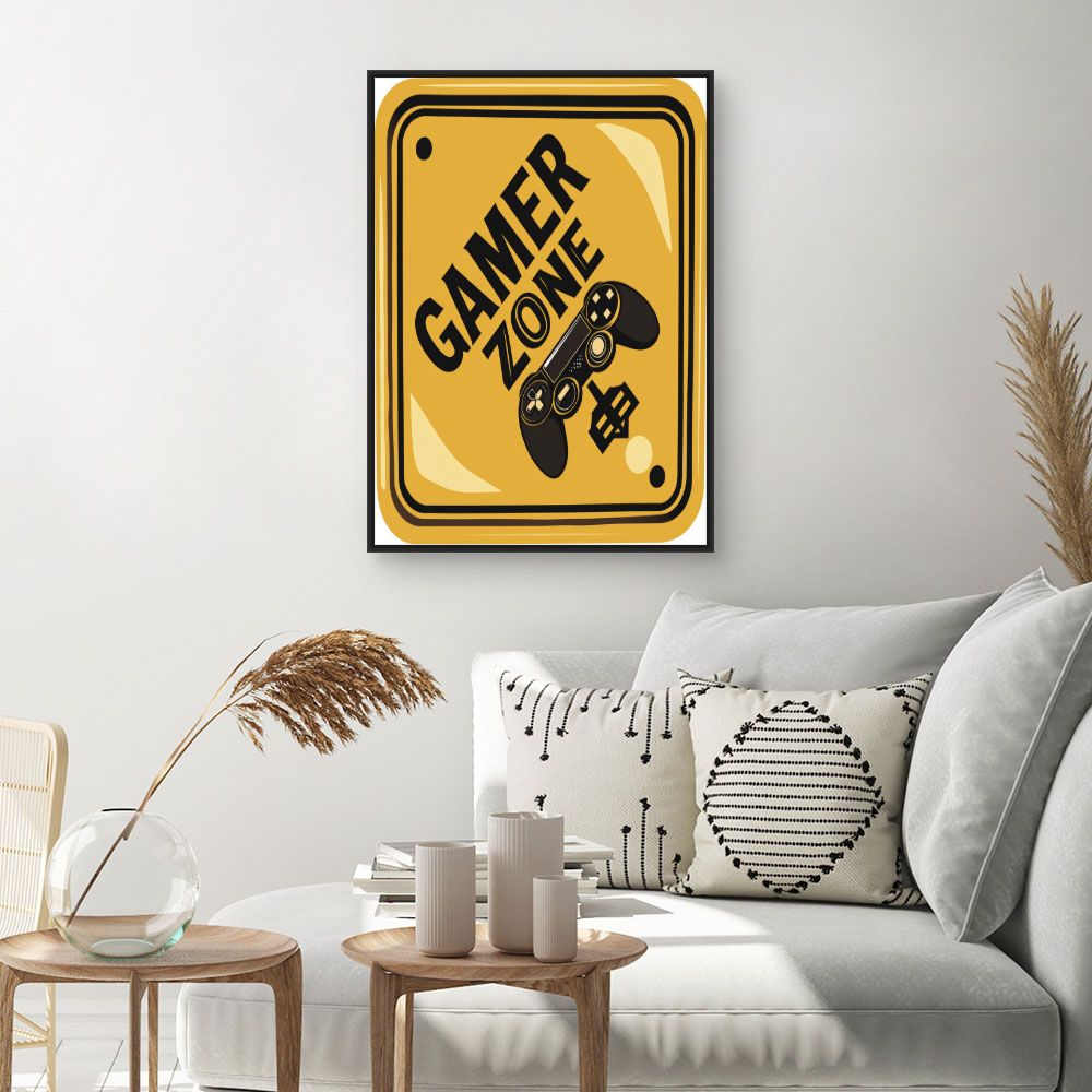 Toile "Gamer dynamique"