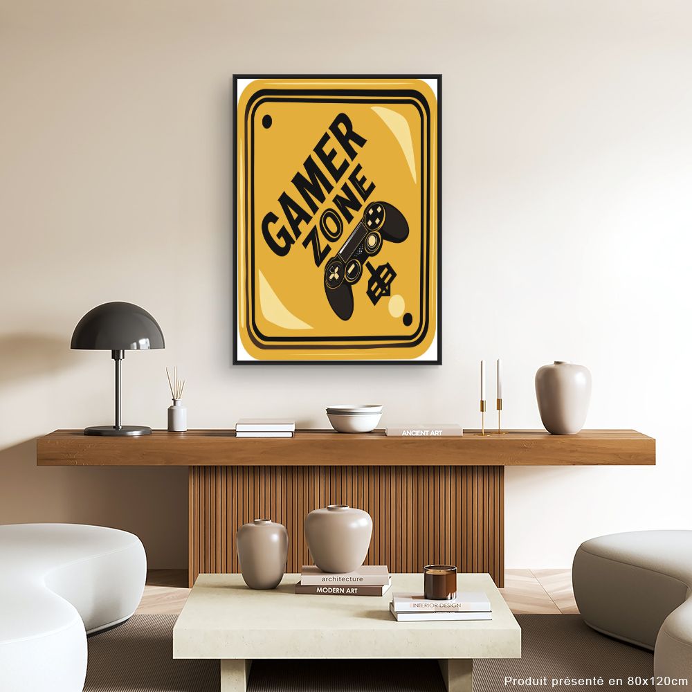 Toile "Gamer dynamique"