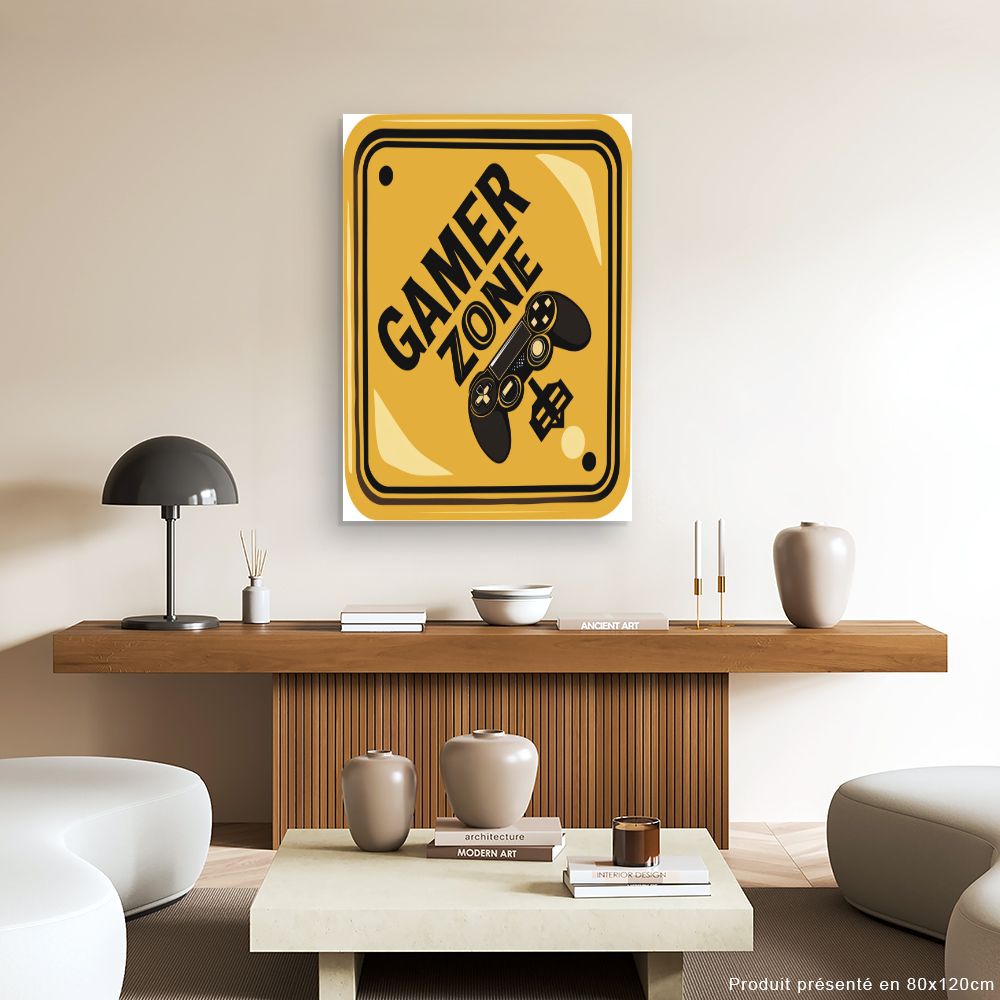 Toile "Gamer dynamique"
