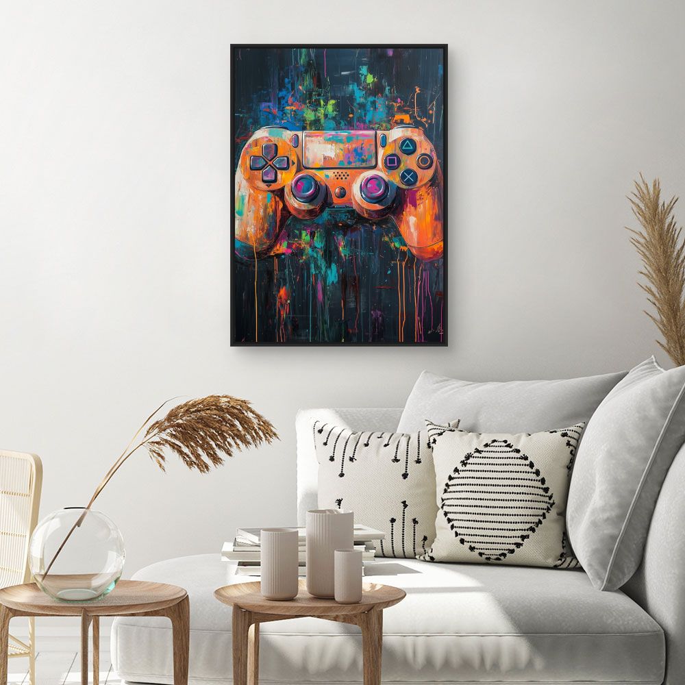 Toile "Joystick artistique"