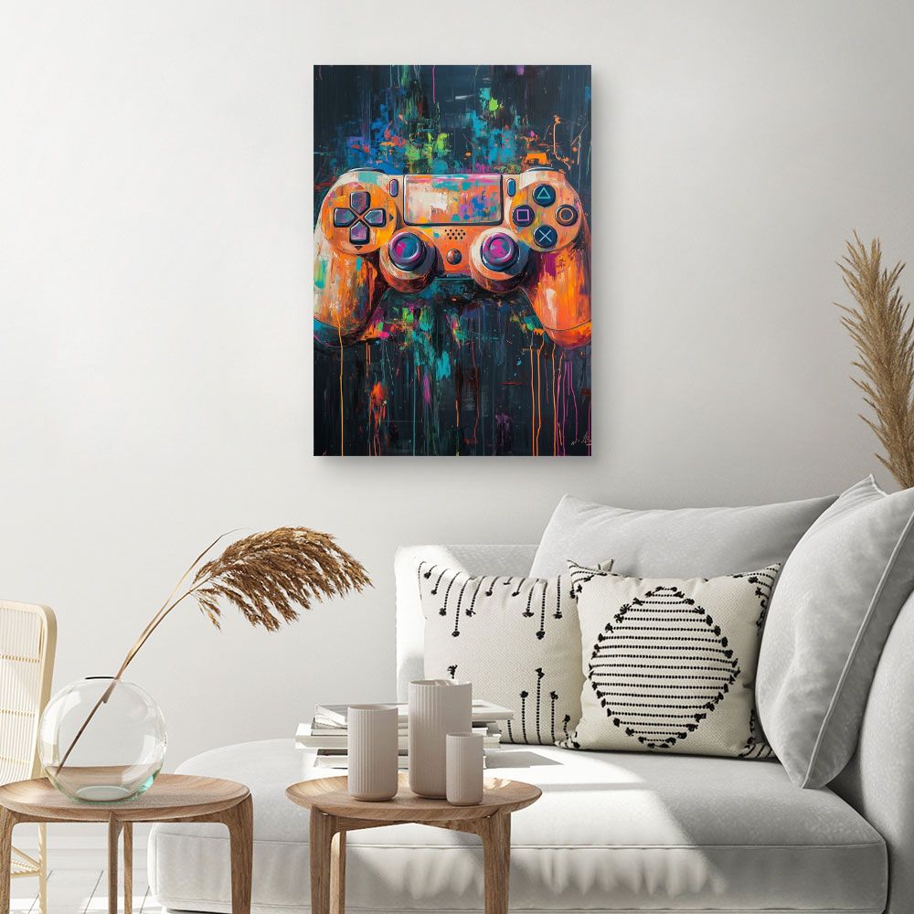 Toile "Joystick artistique"
