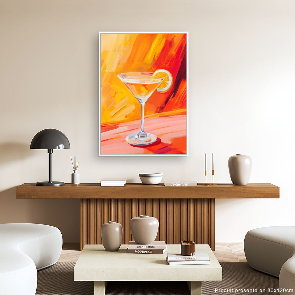 Toile "Cocktail ensoleillé"