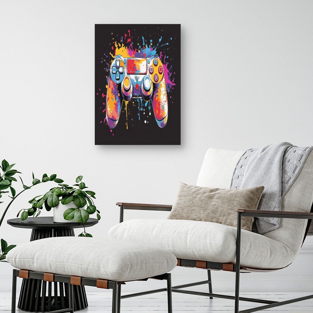 Toile "Manette éclatante"