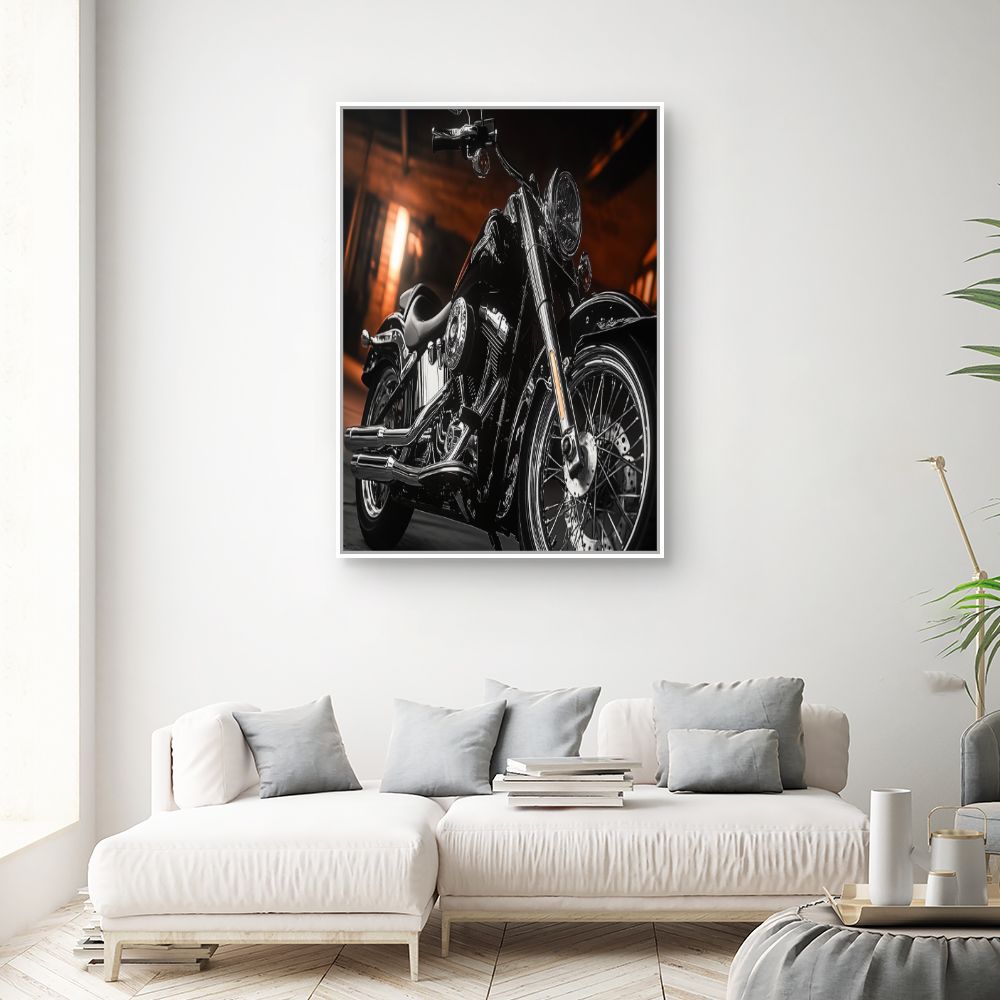 Toile "Moto élégante"