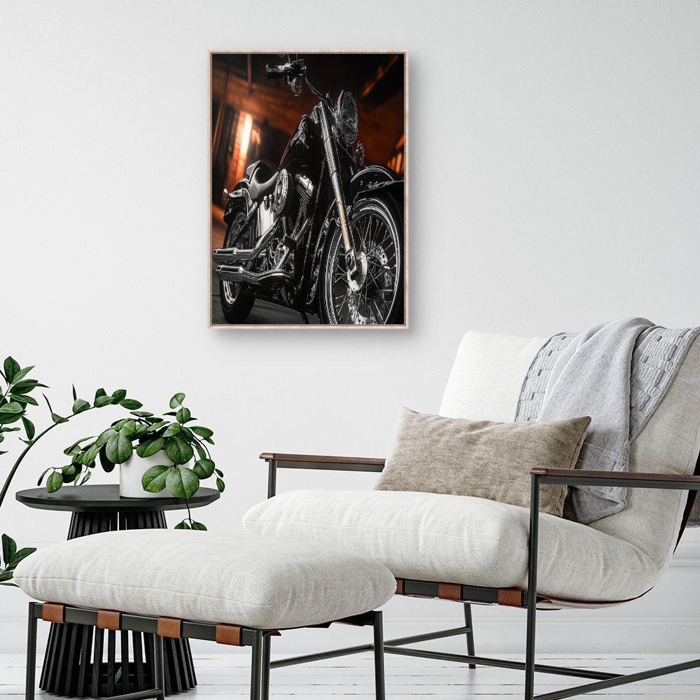 Toile "Moto élégante"