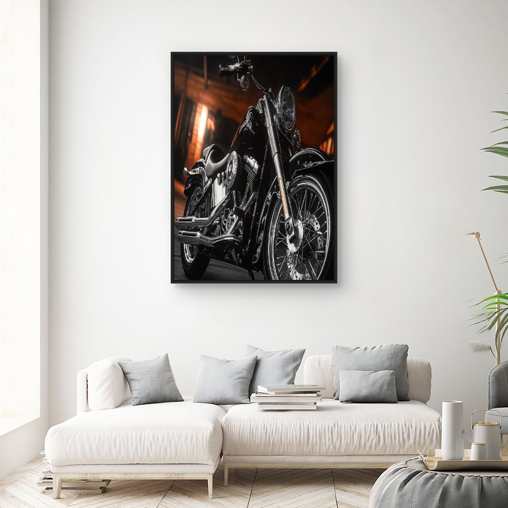 Toile "Moto élégante"