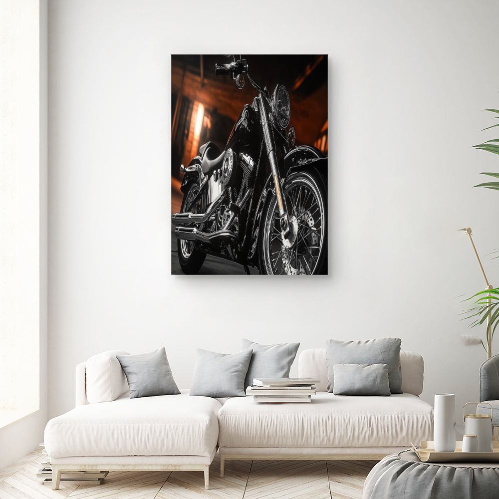 Toile "Moto élégante"