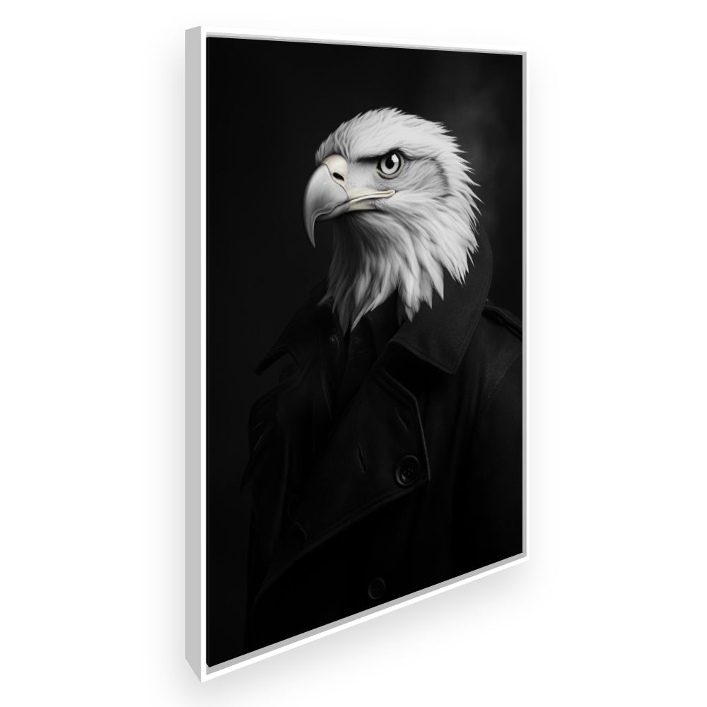 Toile Aigle majestueux – toile cadre blanc (slide 2)