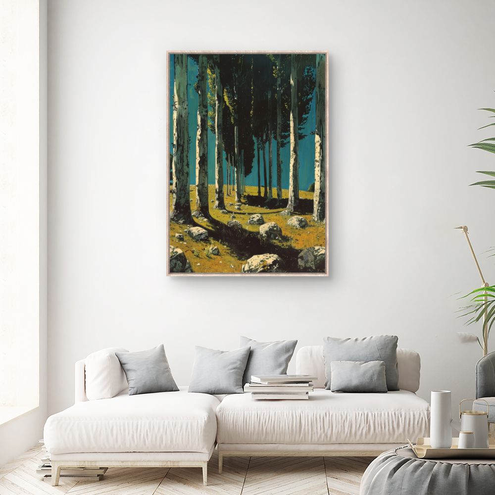 Toile "Forêt mystique"