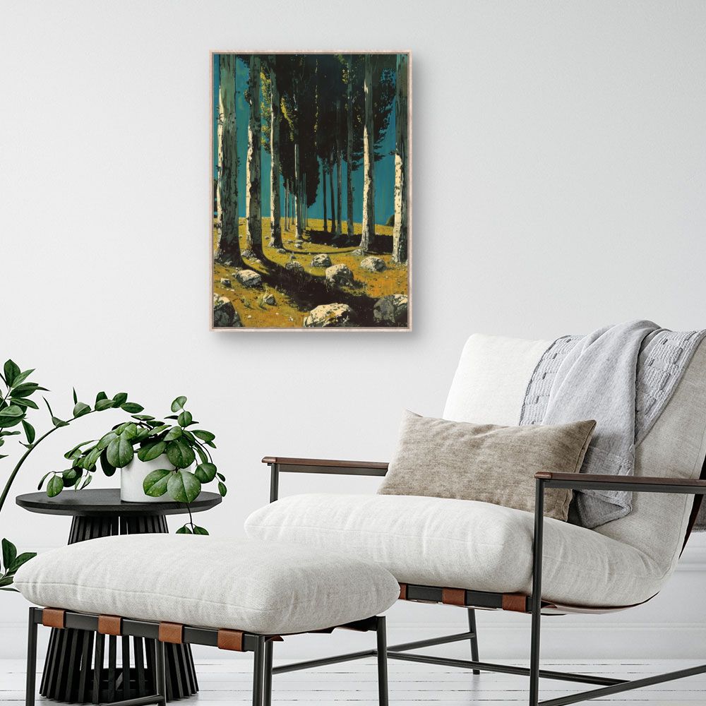 Toile "Forêt mystique"