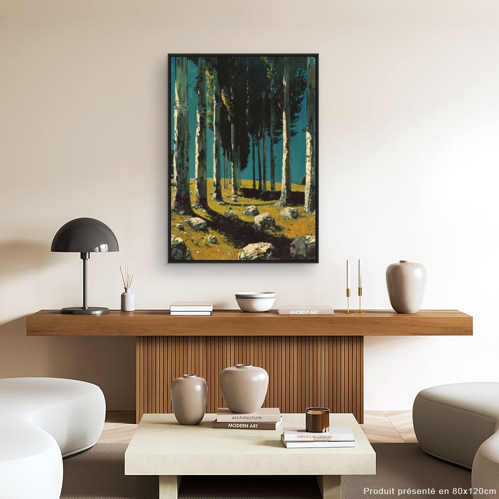 Toile "Forêt mystique"