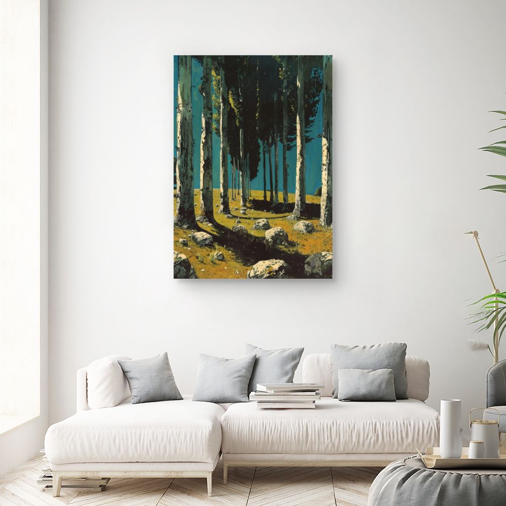 Toile "Forêt mystique"
