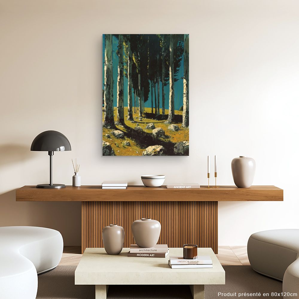 Toile "Forêt mystique"