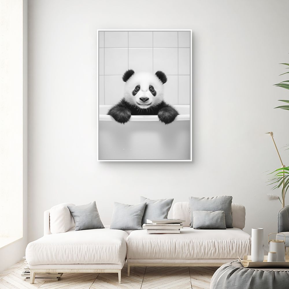Toile "Panda adorable"