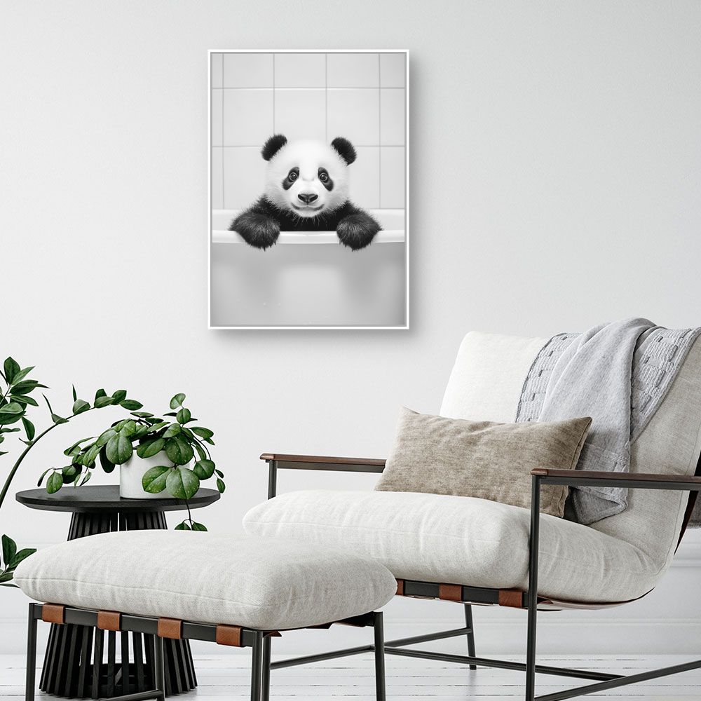 Toile "Panda adorable"