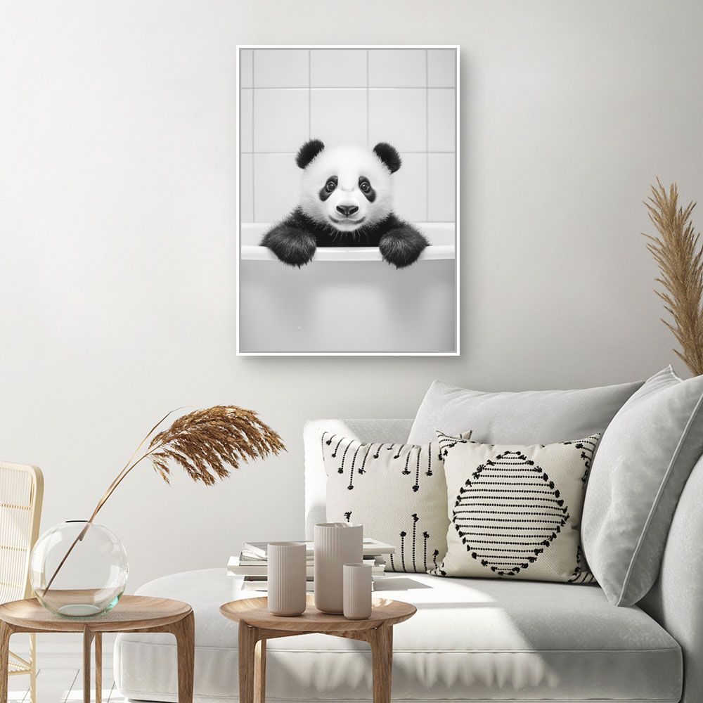 Toile "Panda adorable"