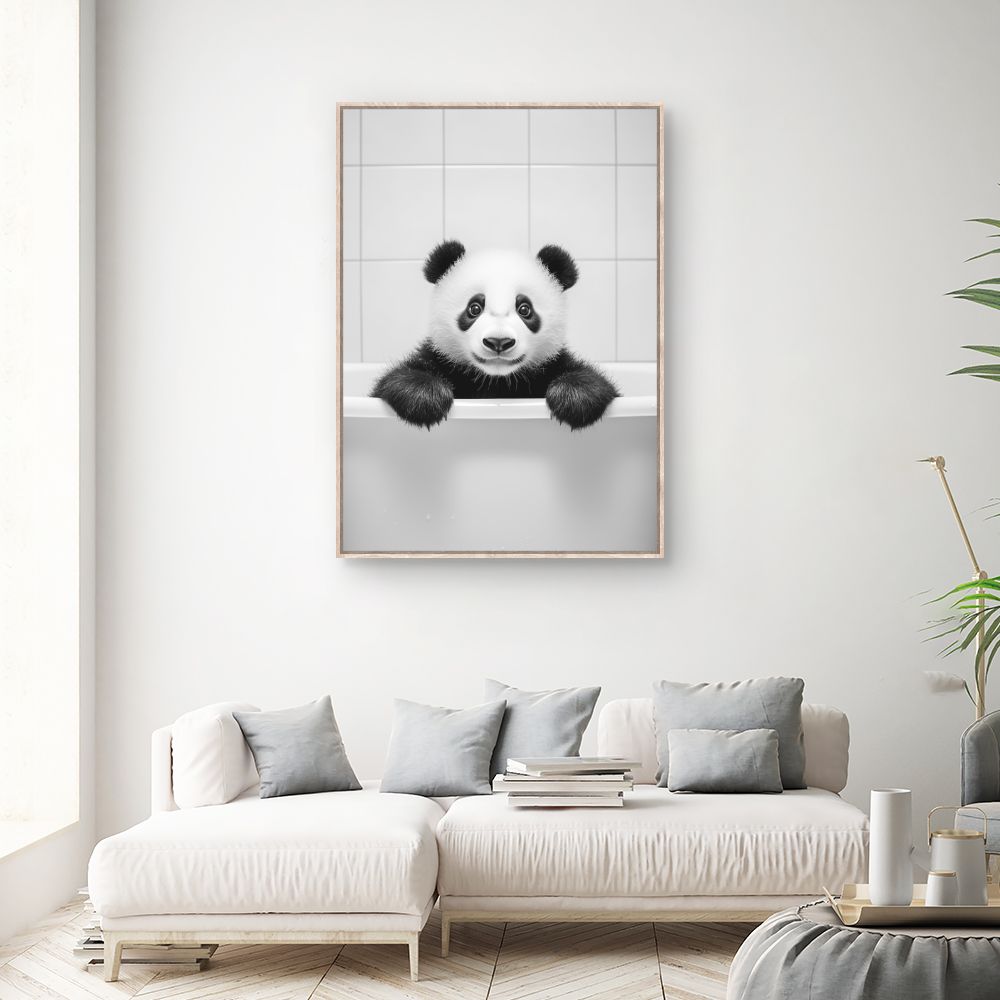 Toile "Panda adorable"