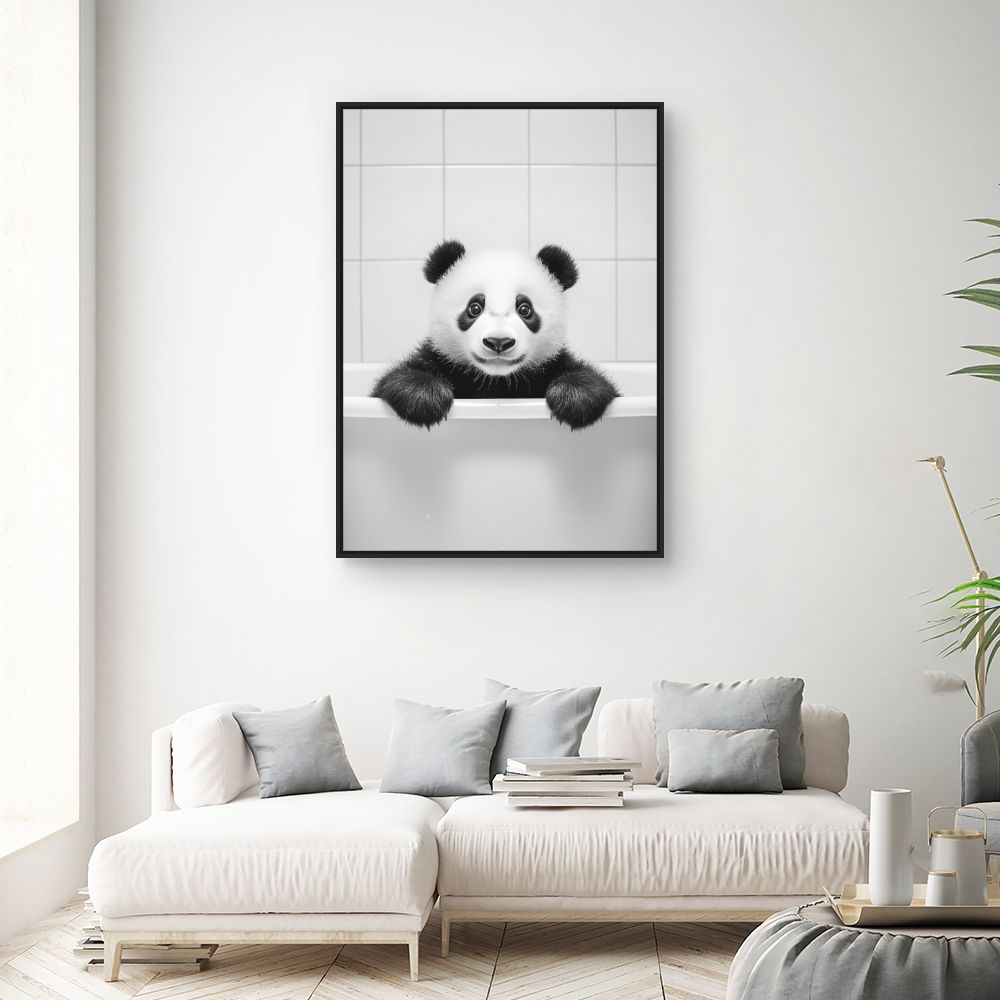 Toile "Panda adorable"