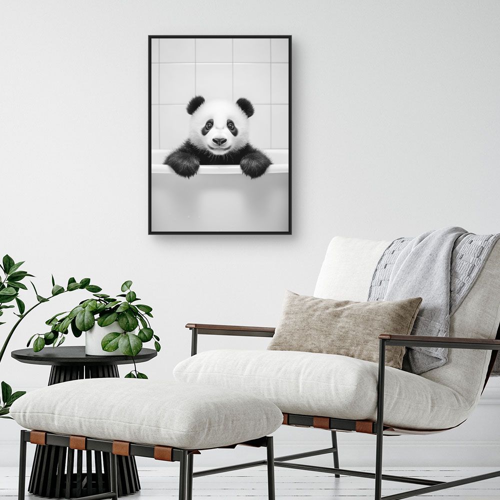 Toile "Panda adorable"